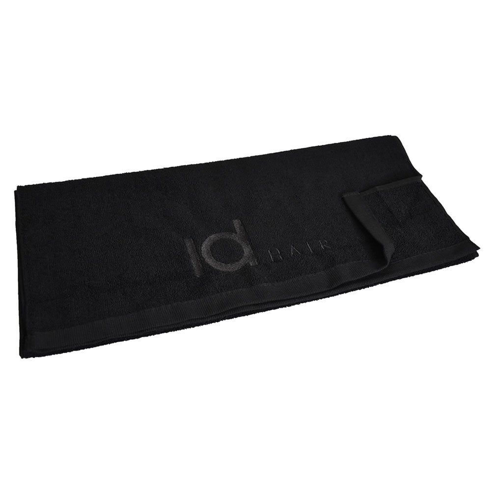 Id svart Handduk 100% Bomull 50x80cm